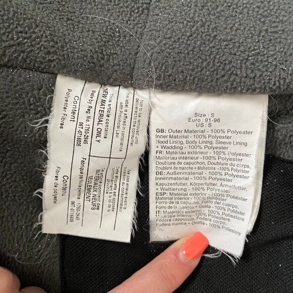 Grey Bench Winter Coat - Men's Small - Picture 6 of 13